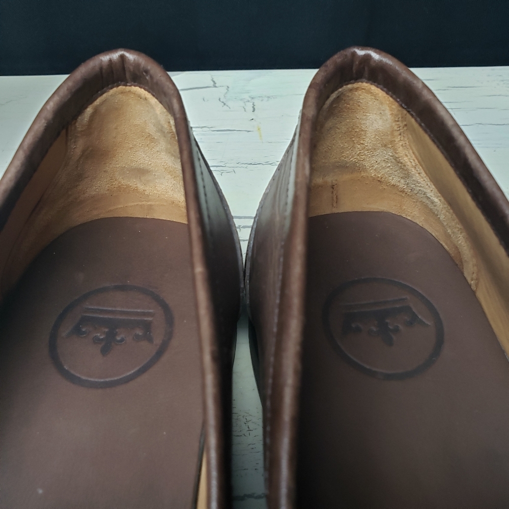 Peter Millar Crown Leather Horse-Bit Loafers (style ME0F51) - Men's size 10 M - Picture 7 of 13